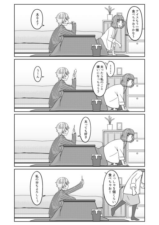 Cover of Fluffy Yuri 4koma