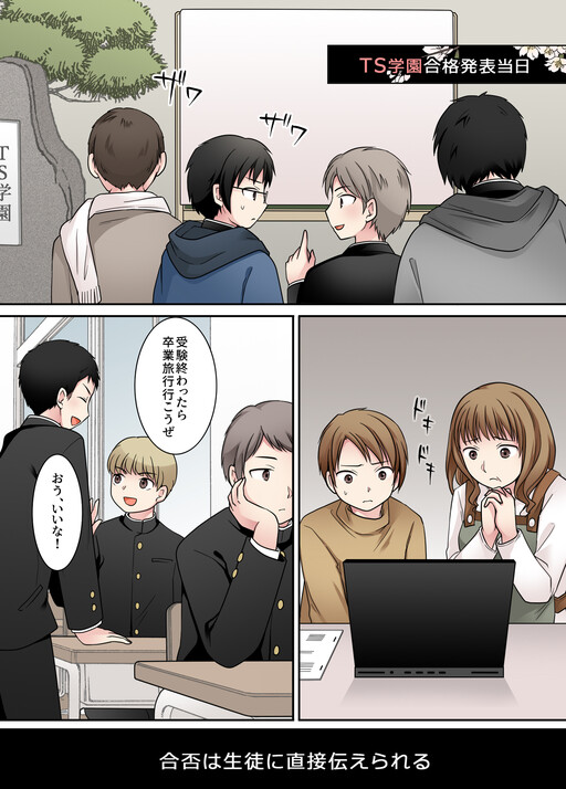 Cover of Genderswap Academy, Date of Admissions Results.