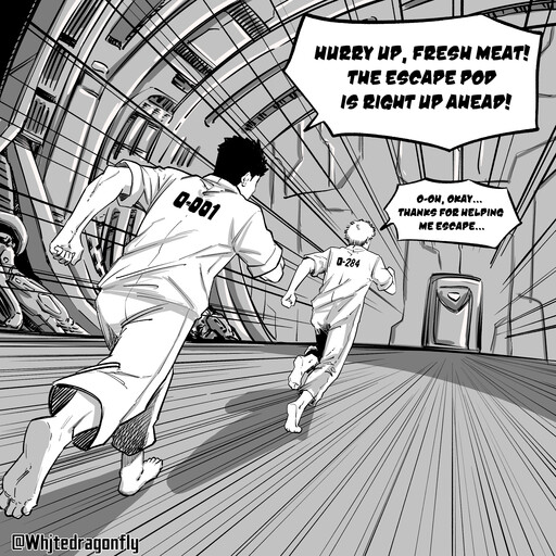 Cover of Escape from the alien ship or you will become their mating partner