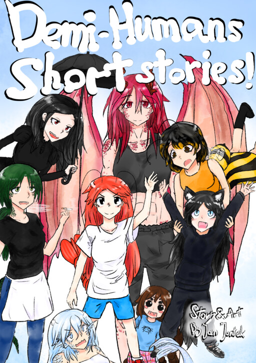 Cover of Demi-Humans short stories!