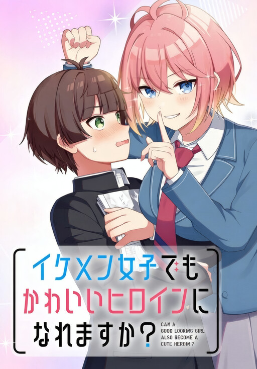 Cover of Can a good looking girl also become a cute heroine?