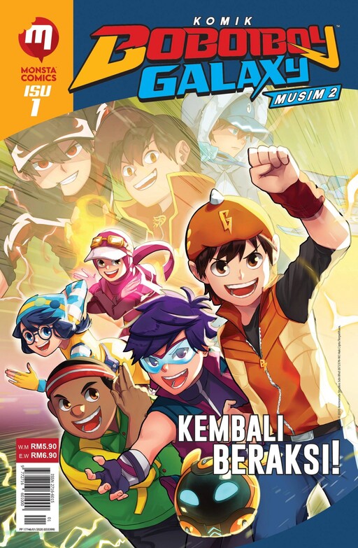 Cover of BoBoiBoy Galaxy Comic Season 2