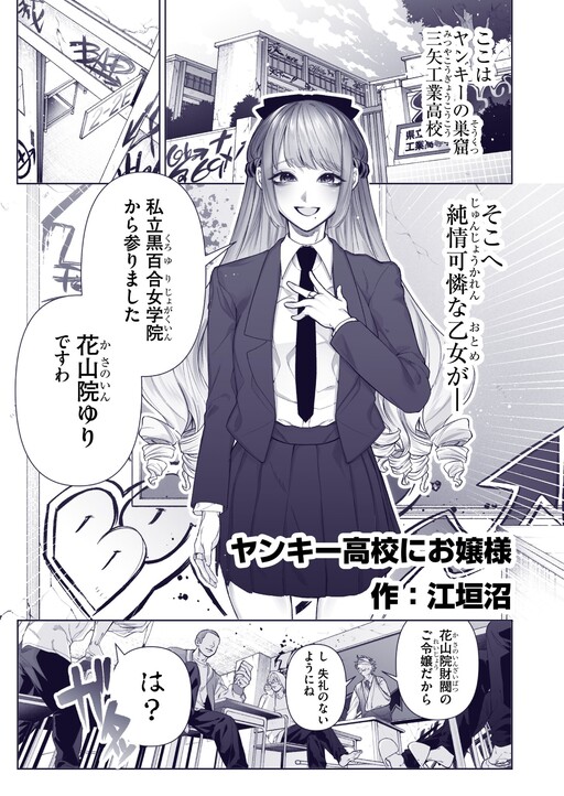 Cover of Yankee Koukou ni Ojousama (Pre-Serialization)