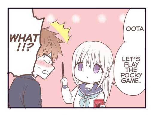 Cover of Expressionless Kashiwada-san and Emotional Oota-kun - Pocky Day