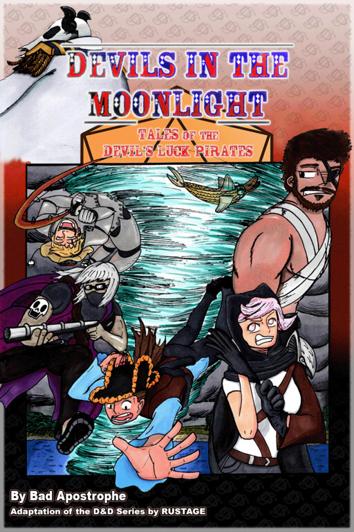 Cover of Devils in the Moonlight: Tales of the Devil's Luck Pirates