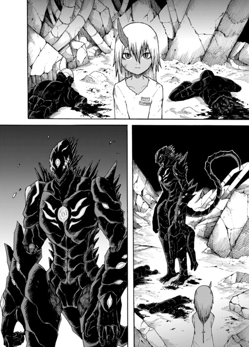 Cover of The Black Monster and the Horned Girl