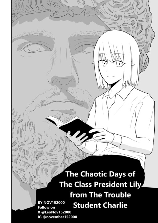 Cover of The Chaotic Days of The Class President Lily from The Trouble Student Charlie