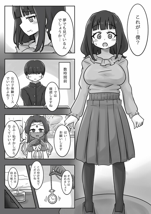 Cover of Experience Becoming a Girl Through Hypnosis