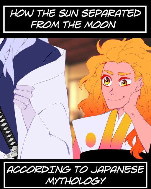 Cover of How the Sun Separated from the Moon According to Japanese Mythology