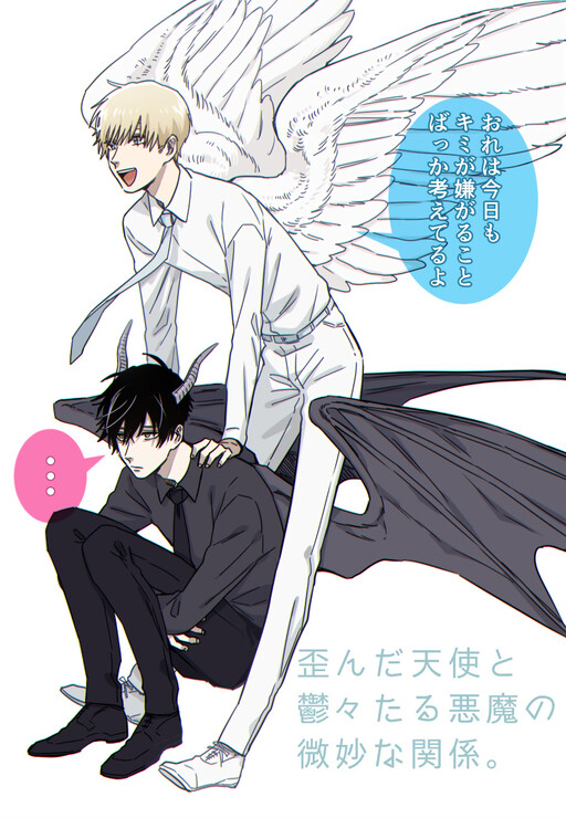 Cover of The Weird Relationship Between a Twisted Angel and a Gloomy Devil