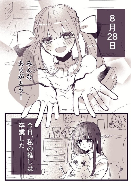 Cover of A story about a favorite idol quitting