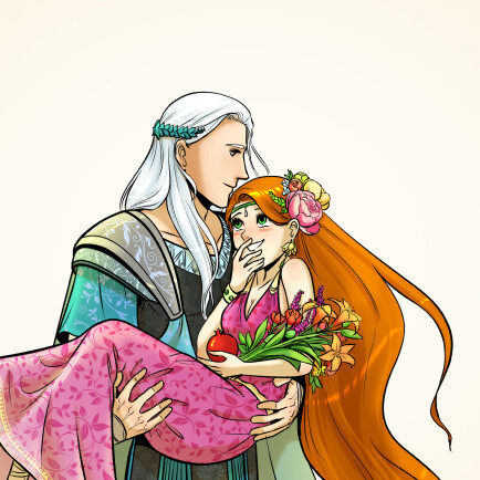 Cover of Hades and Persephone ficlets