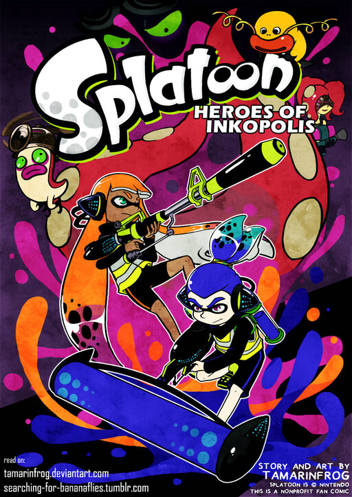 Cover of Splatoon heroes of inkopolis