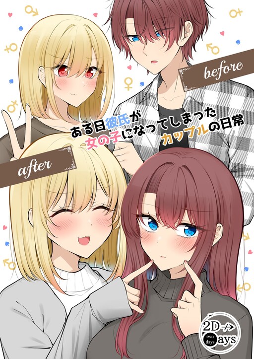 Cover of Daily Life of a Couple in Which the Boyfriend Became a Girl One Day