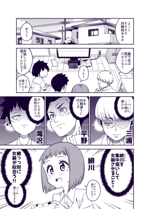 Cover of The Story About A Boy Forced to Cross-dress for A Punishment Game
