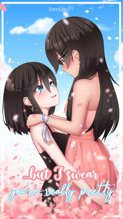 Cover of But I swear you're really pretty