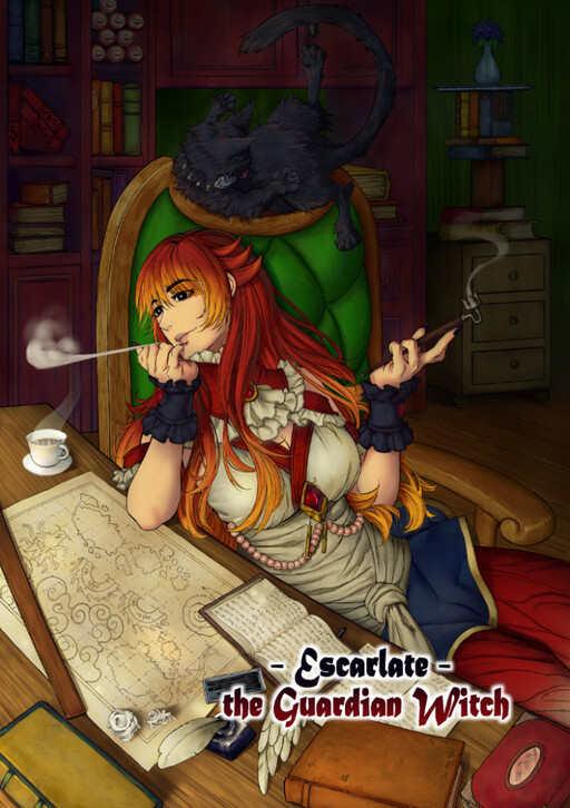 Cover of Escarlate - The Guardian Witch