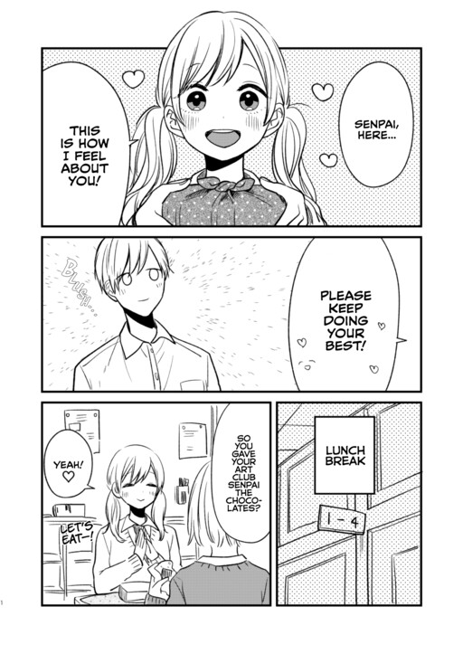 Cover of Valentine's Day with Senpai