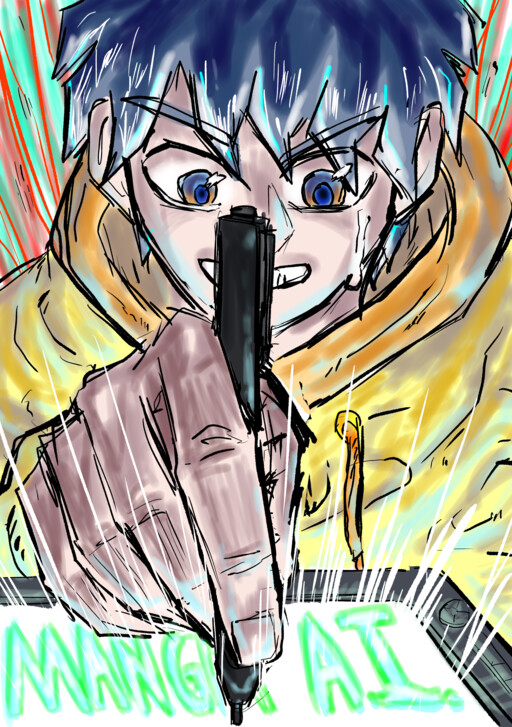 Cover of The AI That Draws Manga