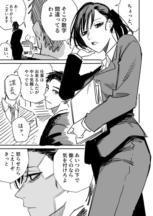 Cover of The Difficult Female Boss-chan
