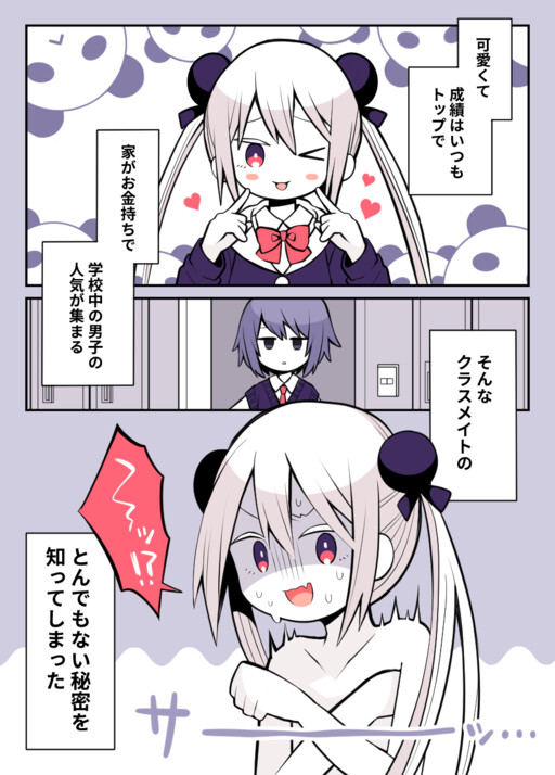 Cover of A story about a ridiculous secret of a classmate