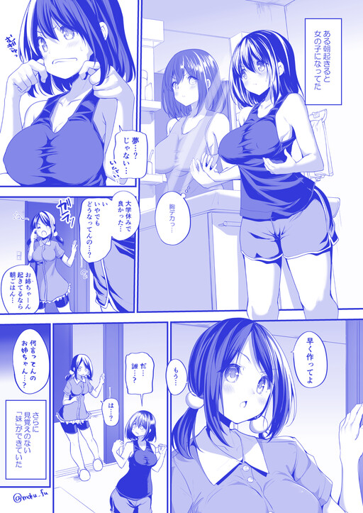 Cover of Asa Okitara Onnanoko ni Natteta Manga