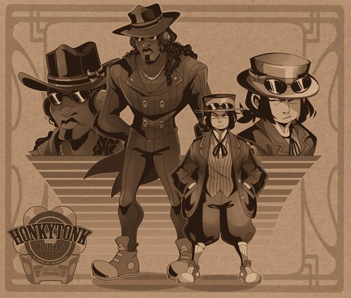 Cover of Honky-Tonk Hustlers