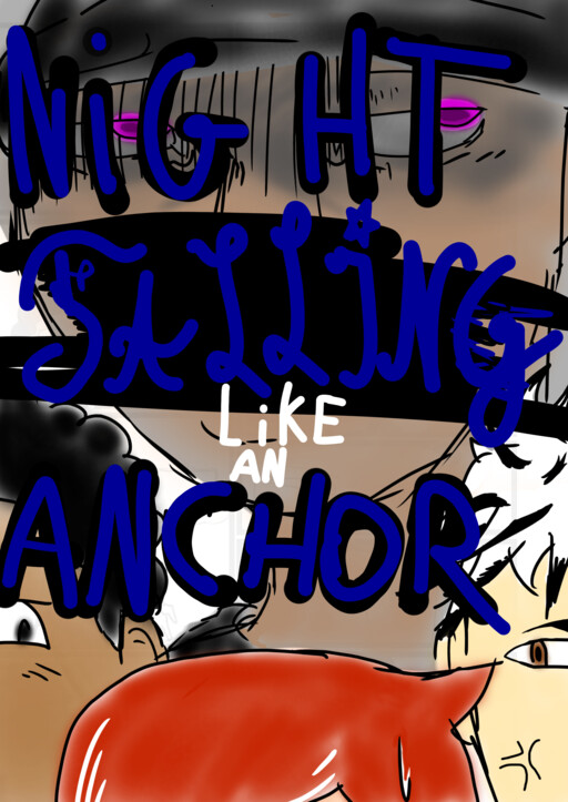Cover of Night falling like an anchor
