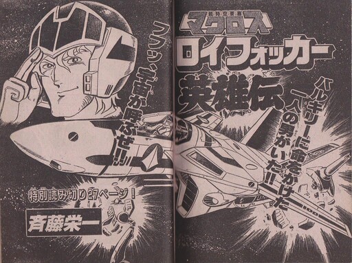 Cover of Macross    Roy Focker Hero Biography
