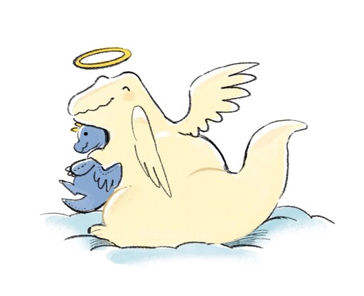 Cover of The Dinosaur Angel