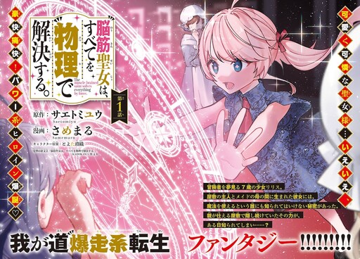 Cover of 脳筋聖女は、すべてを物理で解決する。