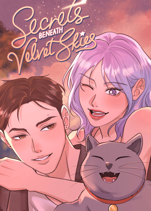 Cover of Secrets Beneath Velvet Skies